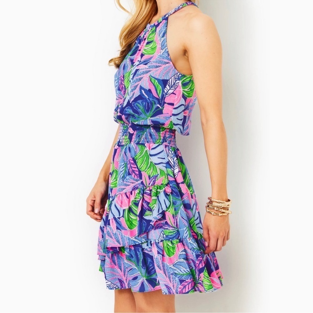 Lilly Pulitzer Floral Pamelyn Lileeze Dress
Blue Grotto Beleaf in Yourself
NWOT - Picture 4 of 13